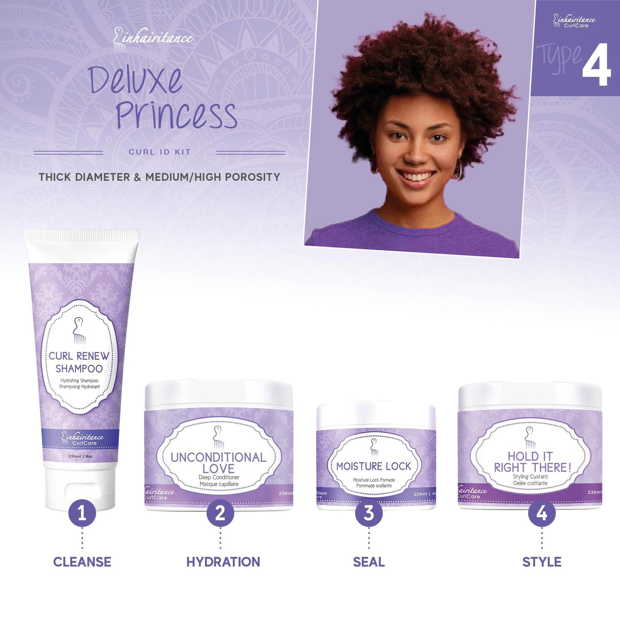 Curl ID Kit - Deluxe Princess - Inhairitance Curl Spa