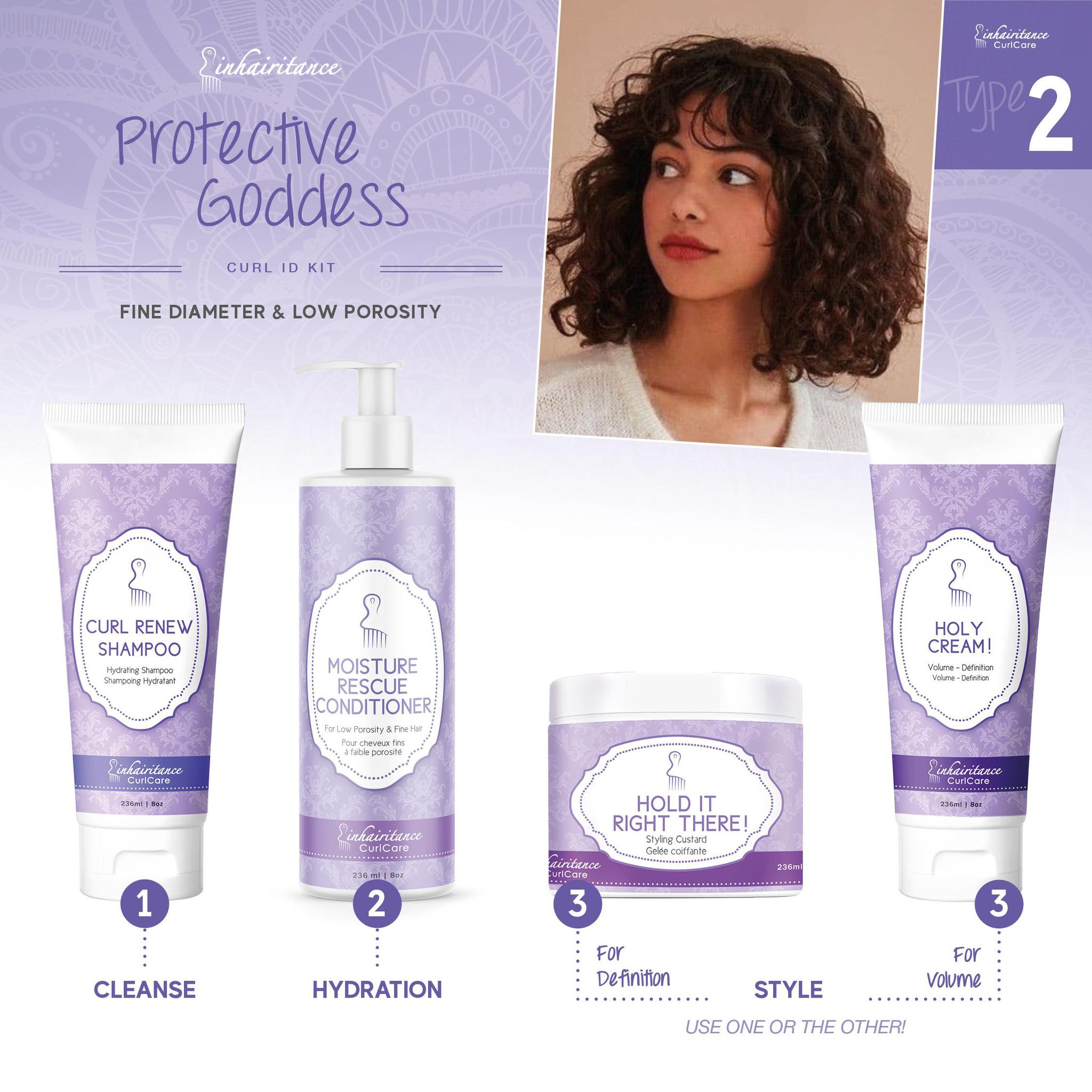 Curl ID Kit - Protective Goddess - Inhairitance Curl Spa