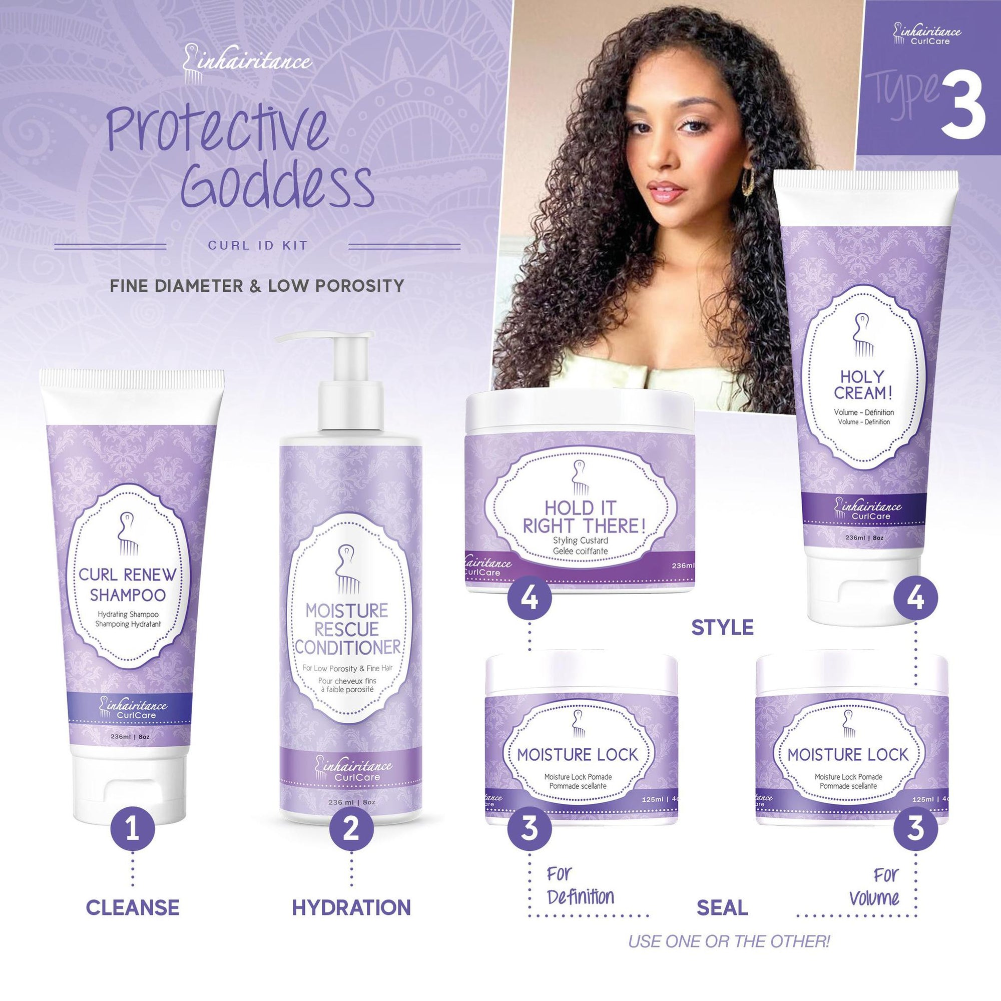 Curl ID Kit - Protective Goddess - Inhairitance Curl Spa