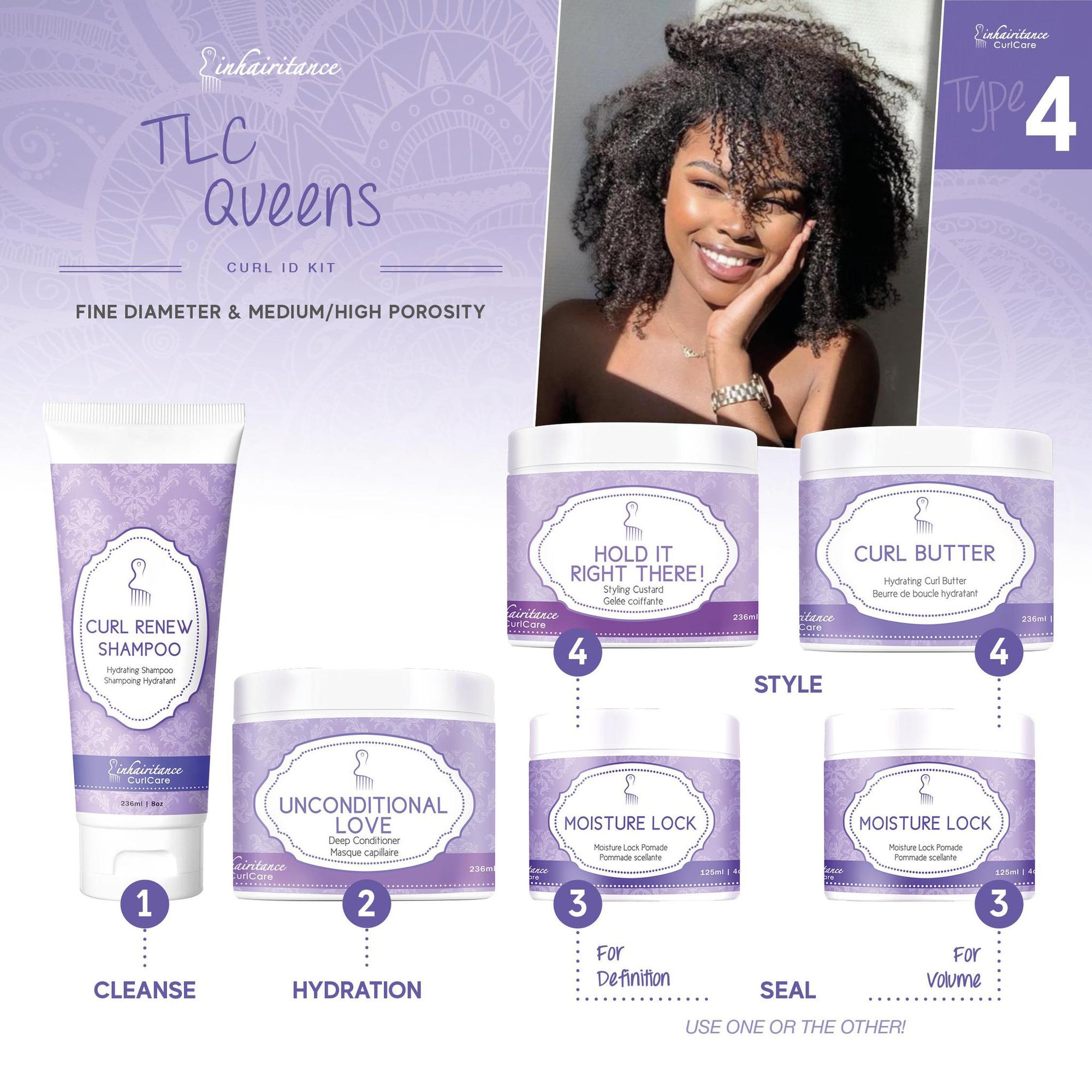 Curl ID Kit - TLC Queens - Inhairitance Curl Spa