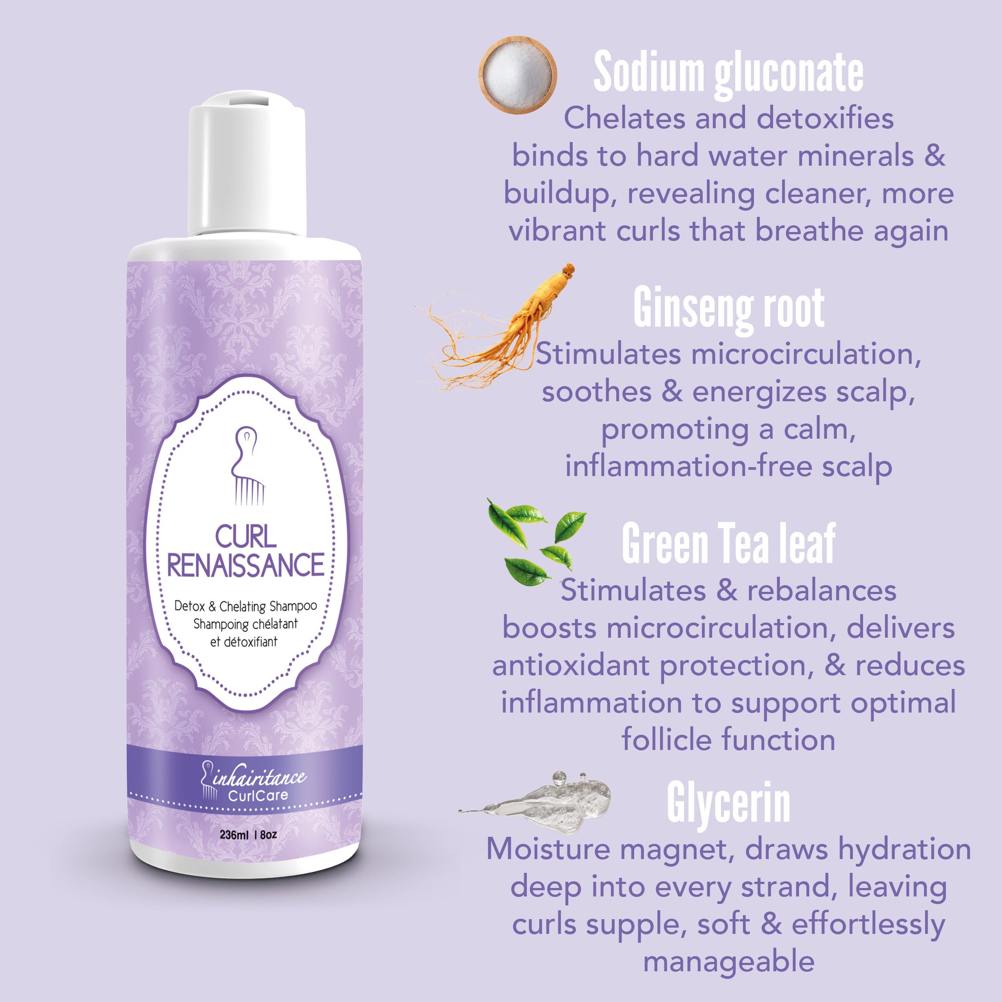 Curl Renaissance Chelating Shampoo - Inhairitance Curl Spa