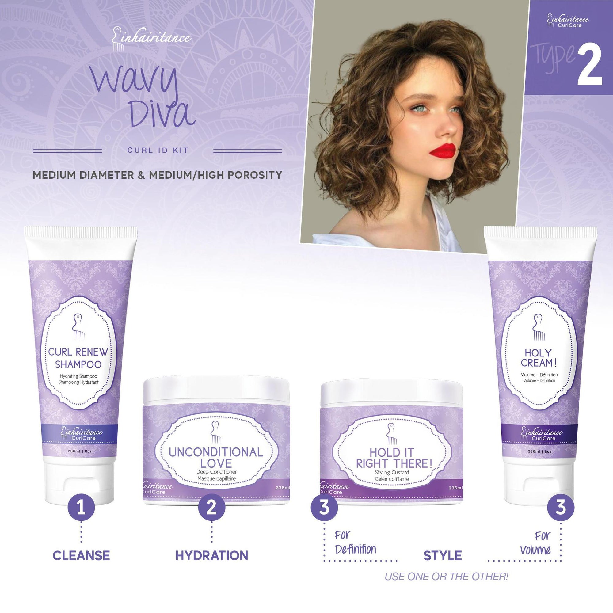 Curl ID Kit - Curly/Wavy Divas