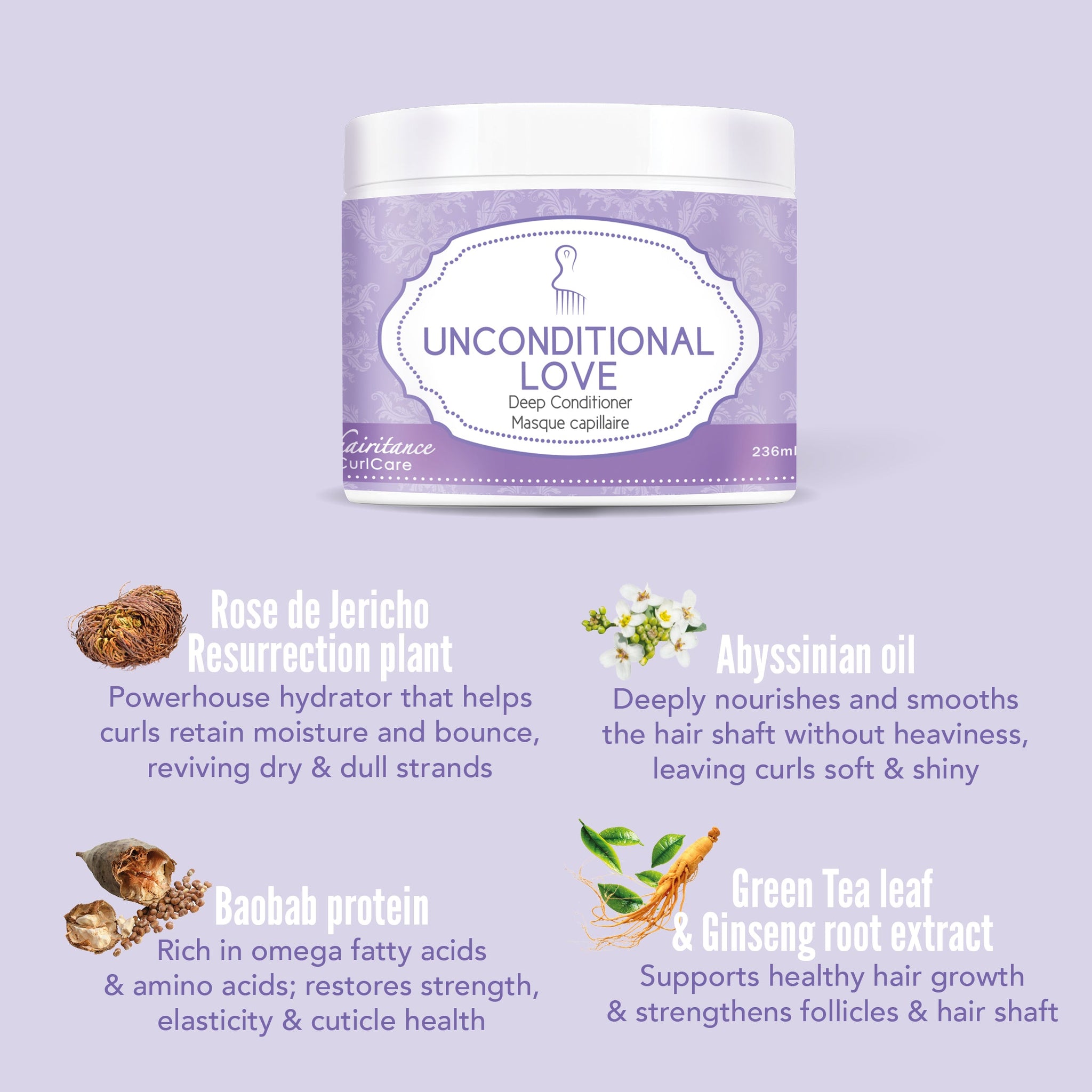 Unconditional Love Deep Conditioner - Inhairitance Curl Spa
